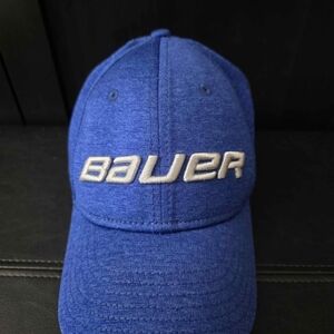 Youth Bauer Royal Blue Cap with White Logo